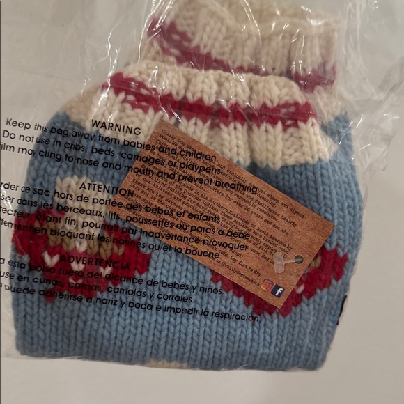 Hand-Knit Mushroom Pet sweater - Picture 10 of 11